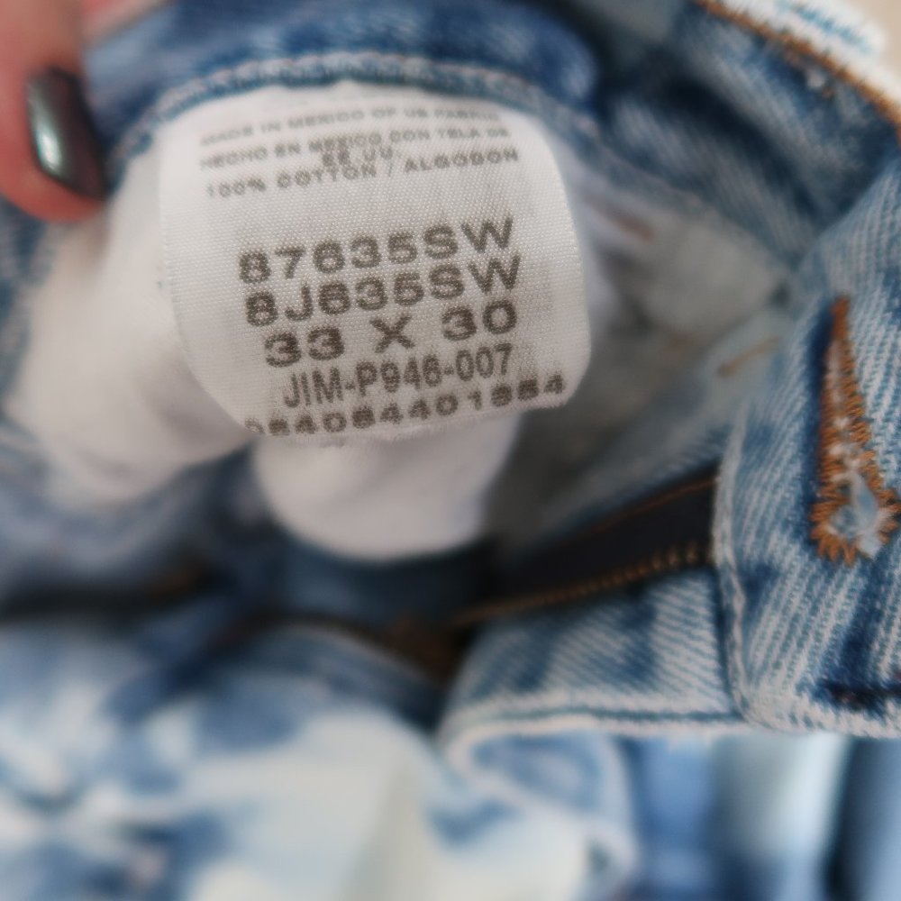 Vintage 90's bleach dye jeans - Picture 5 of 6